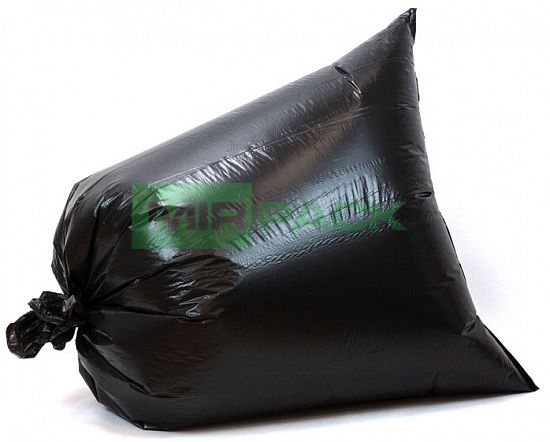 Мешки для строительного мусора 180 л, 80 мкм, ПВД, 10 шт, двухслойные, размер 93х110 см, черные, EXPORT - Вид 3