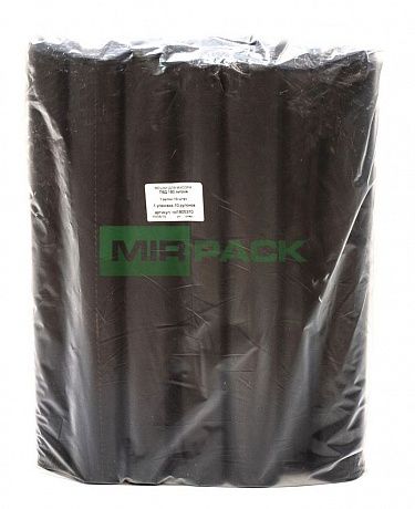 Мешки для мусора 180 литров, 35 мкм, 10 шт, ПВД, черные - 2х слойные - Вид 4