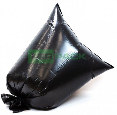 Мешки для мусора 240 л, 35 мкм, в рулоне 10 шт. ПВД, черные, 2 слоя, 93x130 см, Professional - Вид 2