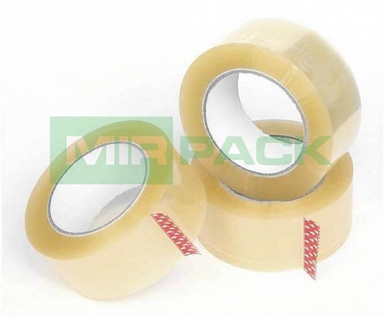 Скотч упаковочный прозрачный 50 мм 120 м 40 мкм - Вид 1