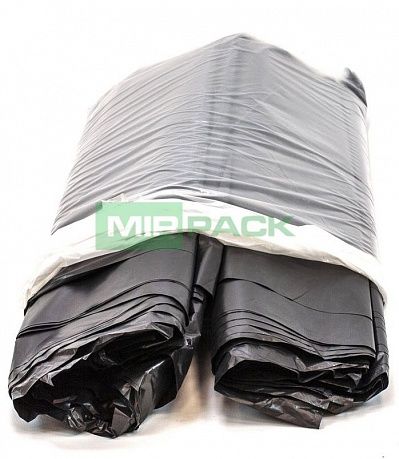 Мешки для мусора 120 л, 80 мкм, ПВД, 100 шт. черные, 2х слойные - Вид 3