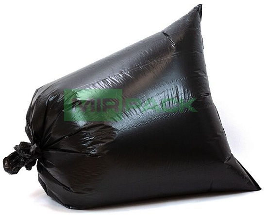 Мешки для мусора 160 литров 80 мкм, ПВД, 10 шт. черные, 93х110 см, серия «EXPORT» - Вид 2