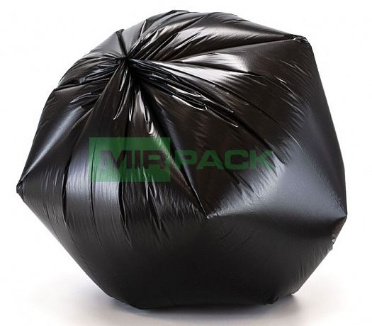 Мешки для мусора с ушками 60 л, 20 шт, 20 мкм, черные, 60*76 см, серии «Premium Lux Ушки» - Вид 2